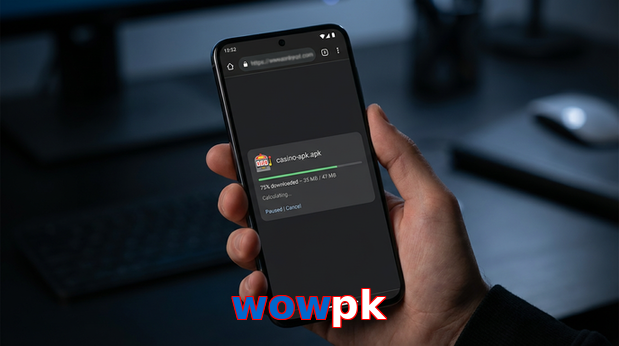 Main screen of Wowpk apk page for PK players